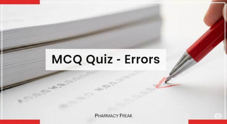 MCQ Quiz- Errors