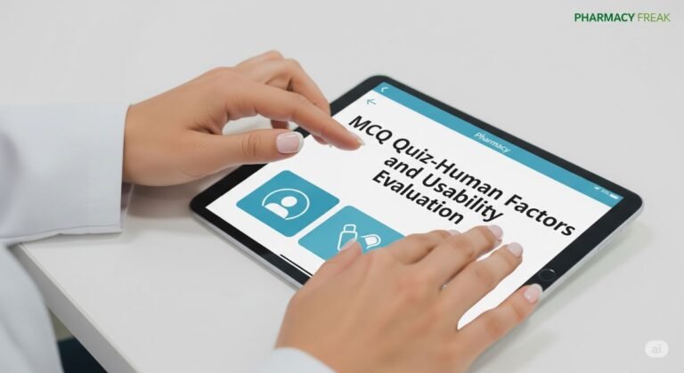 MCQ Quiz- Human Factors and Usability Evaluation