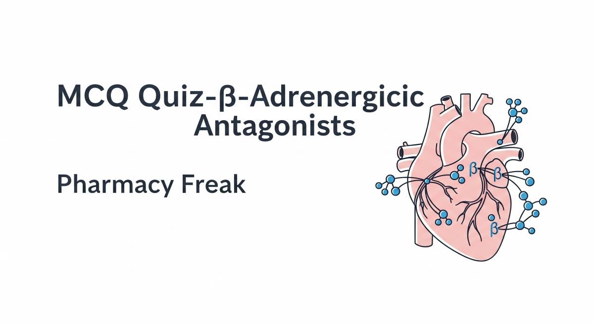 MCQ Quiz-Î²-Adrenergic Antagonists