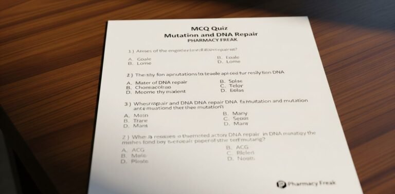 MCQ Quiz- Mutation and DNA Repair