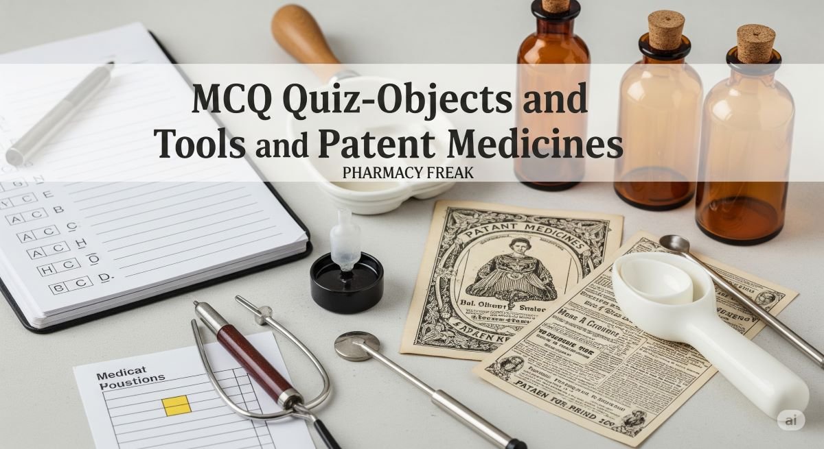 MCQ Quiz-Objects and Tools and Patent