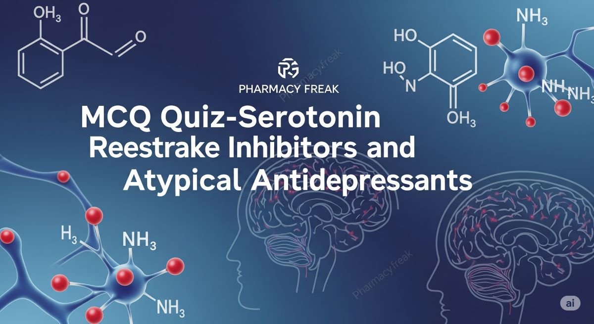 MCQ Quiz-Serotonin Reuptake Inhibitors and Atypical Antidepressants