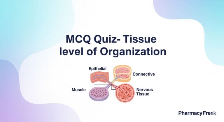 MCQ Quiz- Tissue level of organization