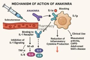 Mechanism of Action of Anakinra