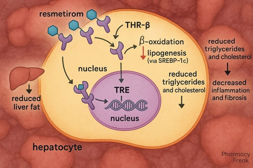 Resmetirom mechanism of action
