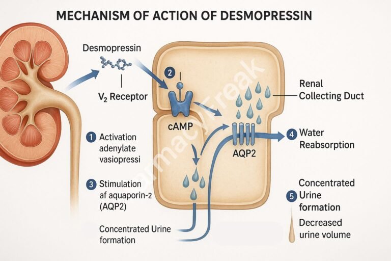 Desmopressin Mechanism of Action