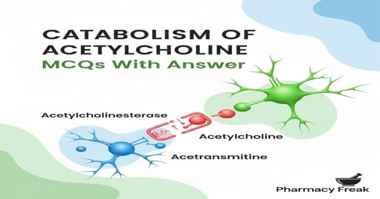 Catabolism of acetylcholine MCQs With Answer