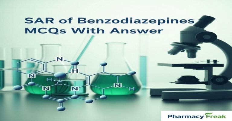 SAR of benzodiazepines MCQs With Answer