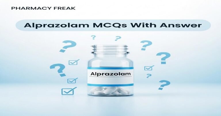 Alprazolam MCQs With Answer