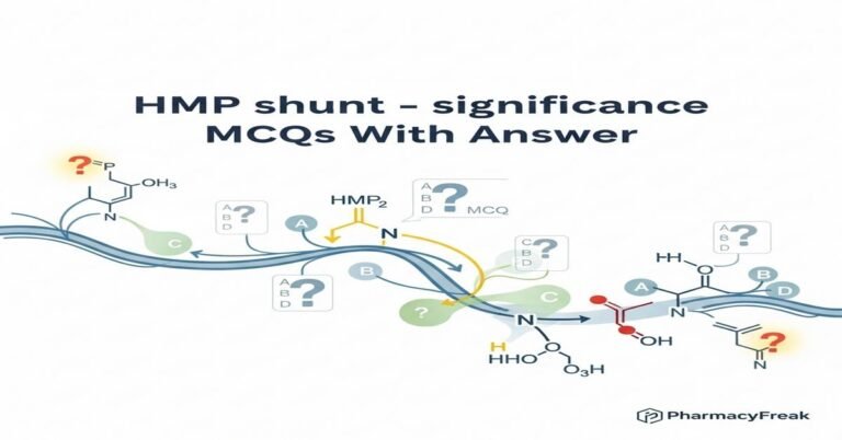 HMP shunt – significance MCQs With Answer