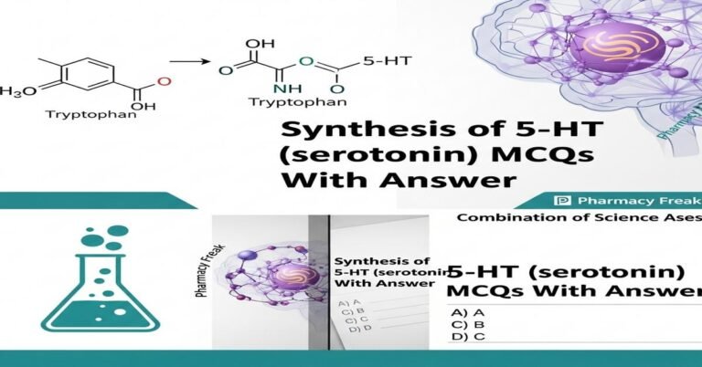 Synthesis of 5-HT (serotonin) MCQs With Answer