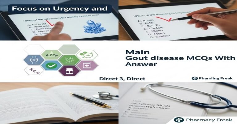Gout disease MCQs With Answer