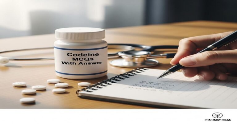 Codeine MCQs With Answer