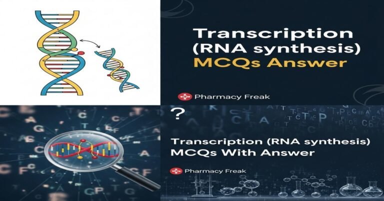Transcription (RNA synthesis) MCQs With Answer