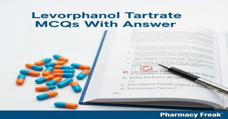 Levorphanol tartrate MCQs With Answer