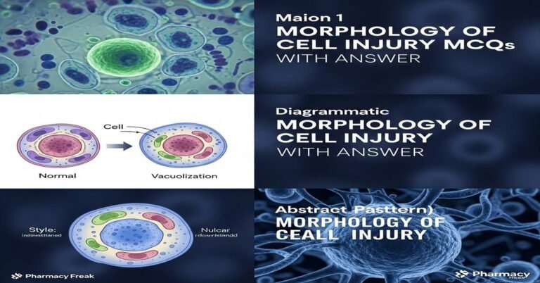 Morphology of cell injury MCQs With Answer
