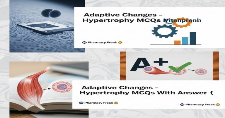 Adaptive changes – hypertrophy MCQs With Answer
