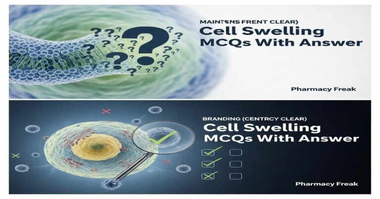 Cell swelling MCQs With Answer