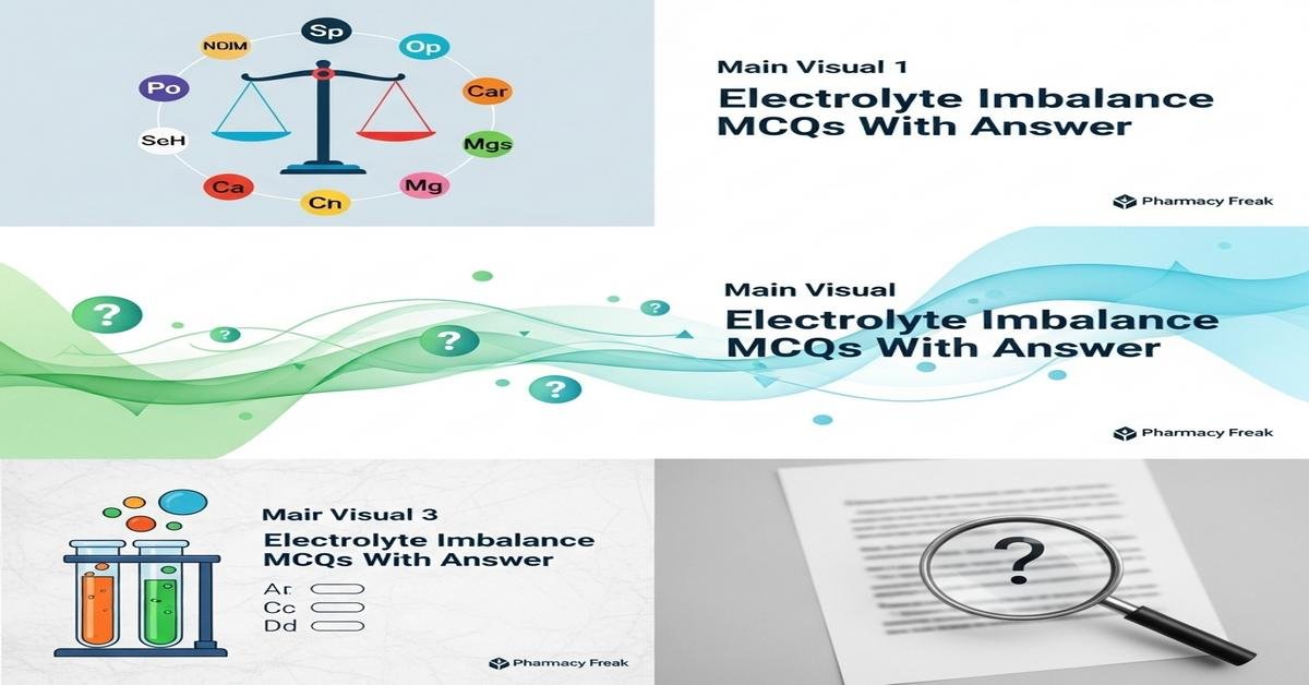 Electrolyte imbalance MCQs With Answer