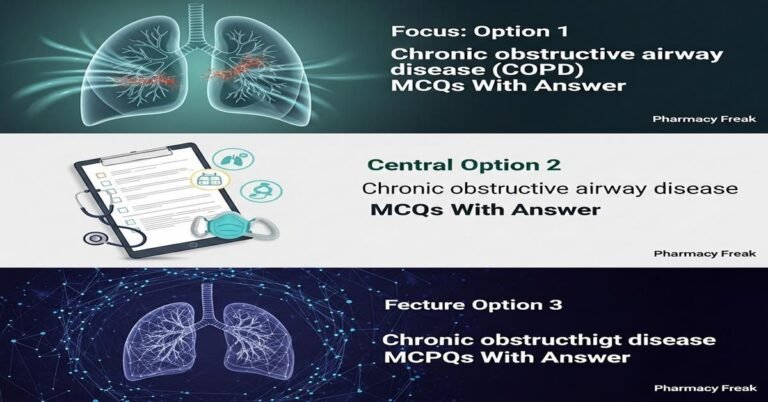 Chronic obstructive airway disease (COPD) MCQs With Answer