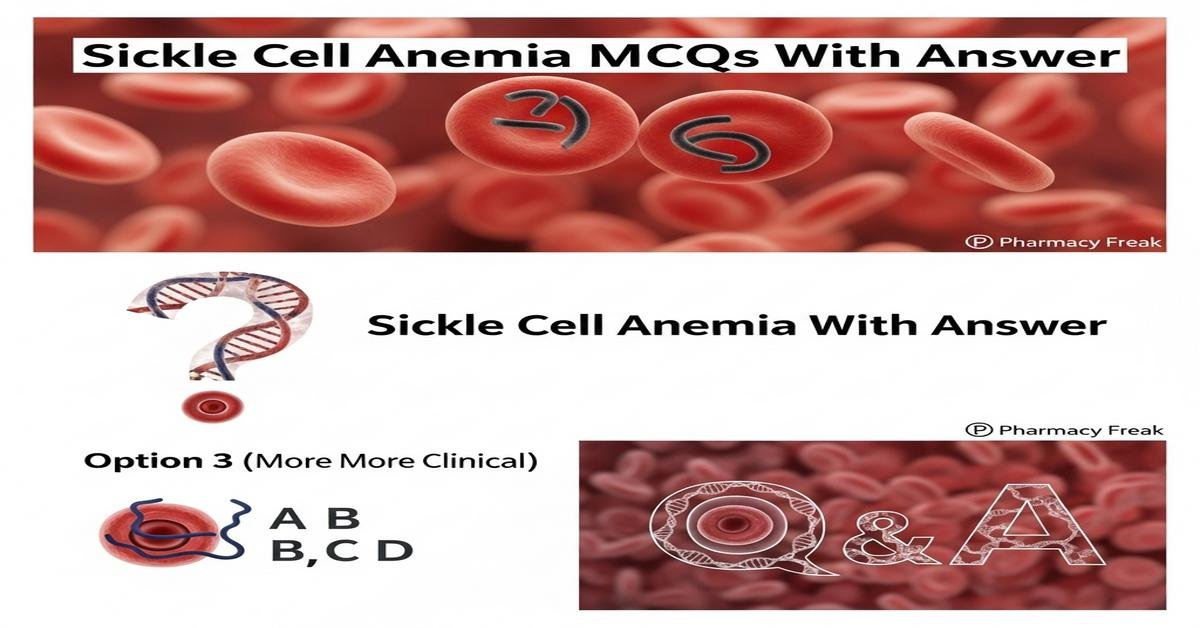 Sickle cell anemia MCQs With Answer