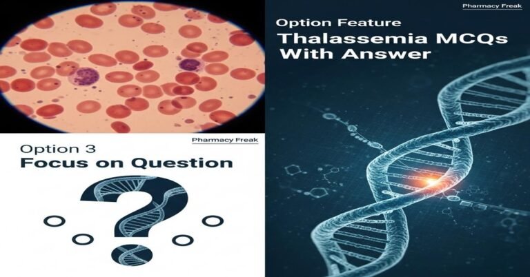 Thalassemia MCQs With Answer