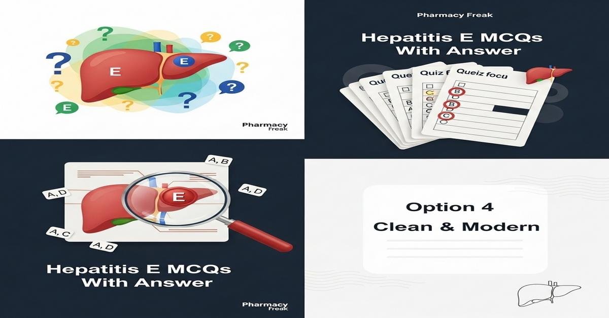 Hepatitis E MCQs With Answer