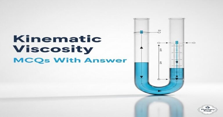 Kinematic viscosity MCQs With Answer