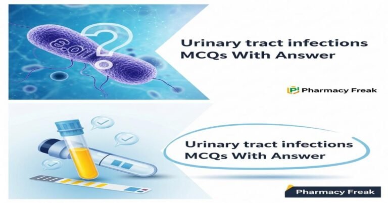 Urinary tract infections MCQs With Answer