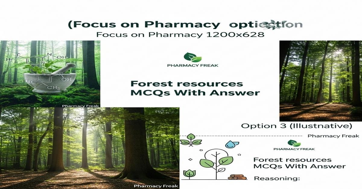 Forest resources MCQs With Answer