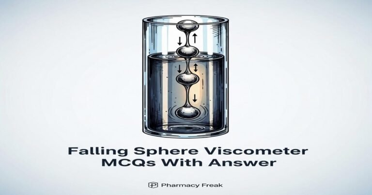 Falling sphere viscometer MCQs With Answer