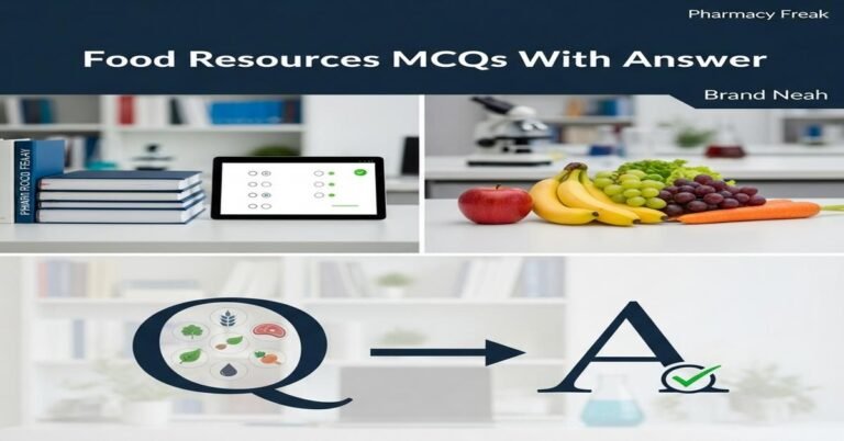 Food resources MCQs With Answer