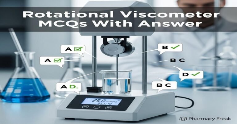 Rotational viscometer MCQs With Answer