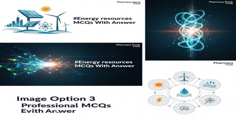 Energy resources MCQs With Answer