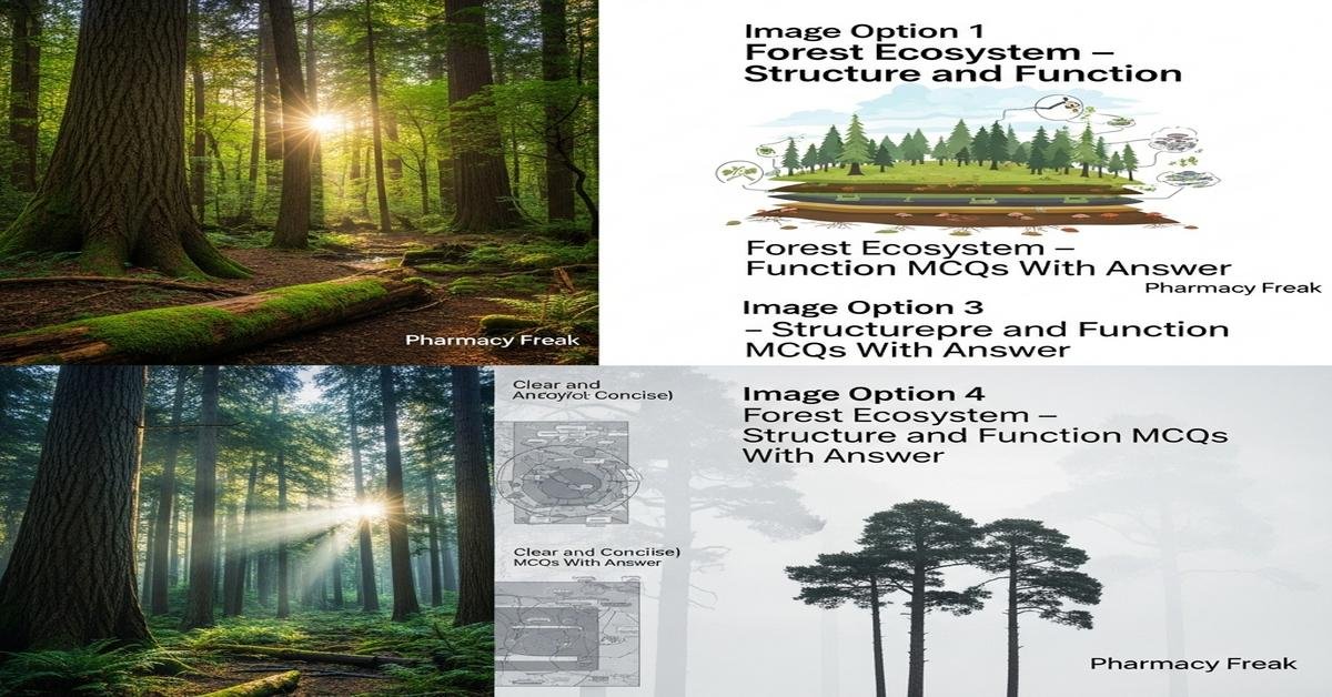 Forest ecosystem – structure and function MCQs With Answer