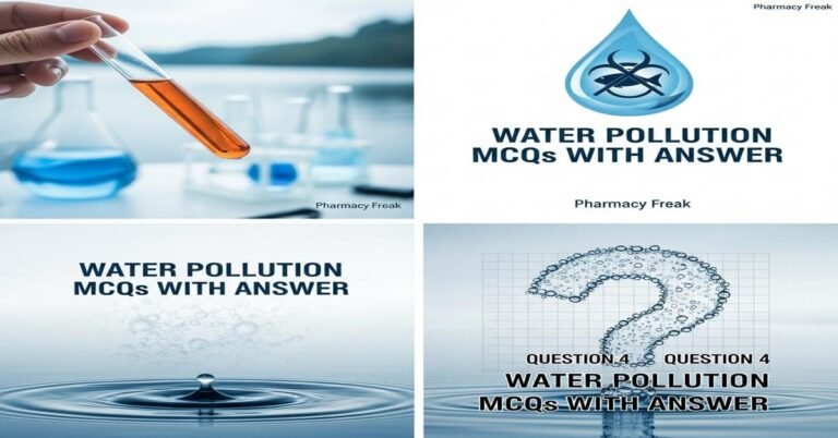 Water pollution MCQs With Answer