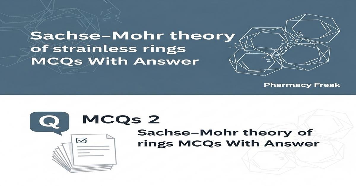Sachse–Mohr theory of strainless rings MCQs With Answer