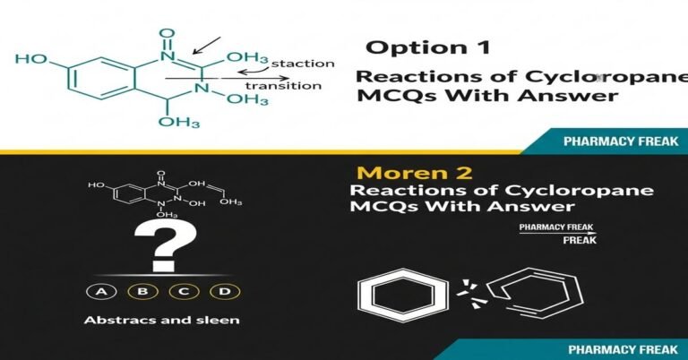 Reactions of cyclopropane MCQs With Answer