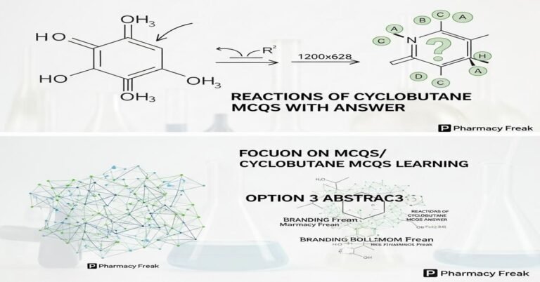 Reactions of cyclobutane MCQs With Answer