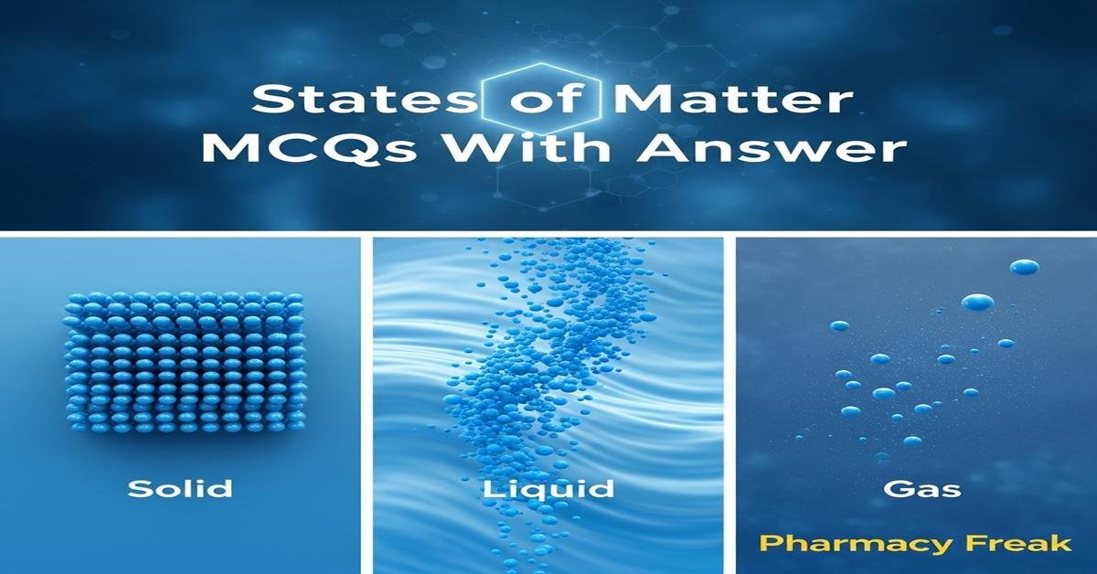 States of matter MCQs With Answer