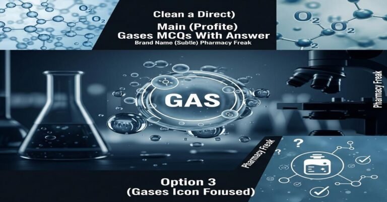 Gases MCQs With Answer