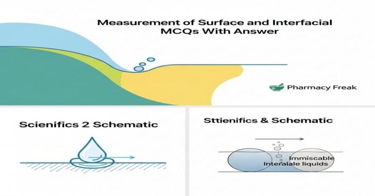 Measurement of surface and interfacial tensions MCQs With Answer