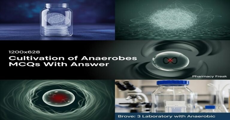 Cultivation of anaerobes MCQs With Answer