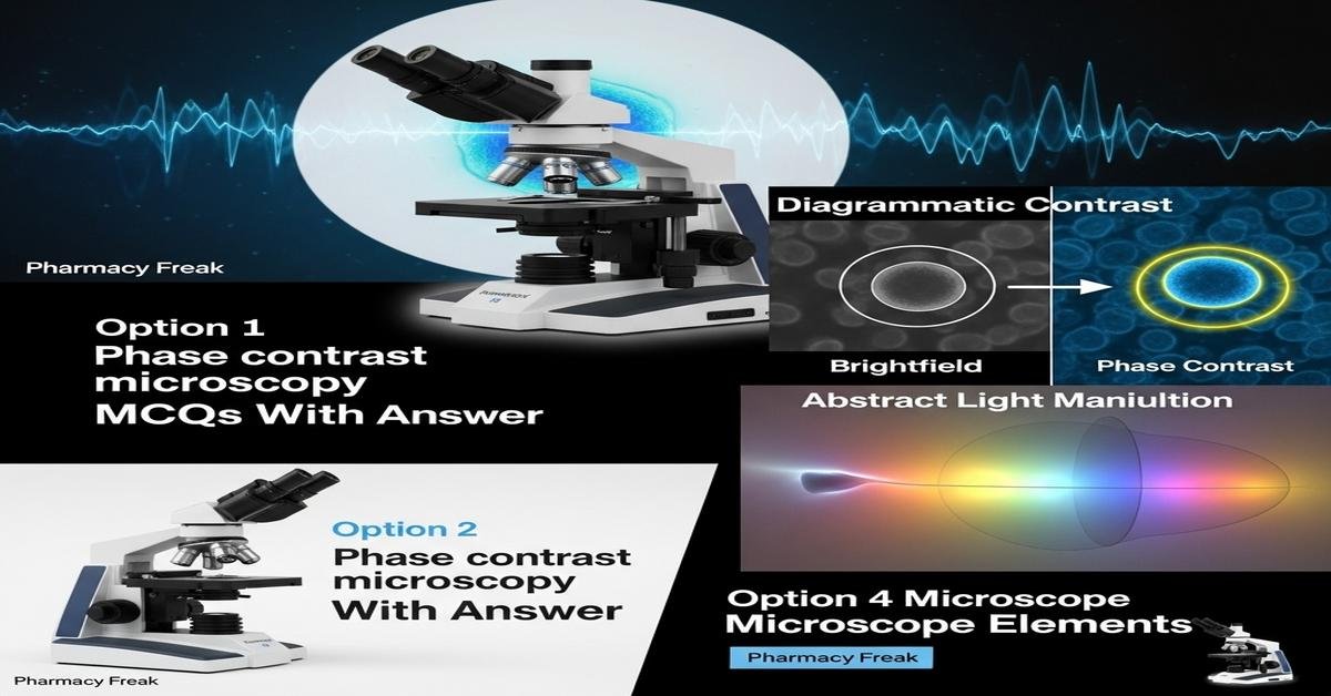 Phase contrast microscopy MCQs With Answer