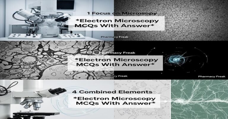 Electron microscopy MCQs With Answer