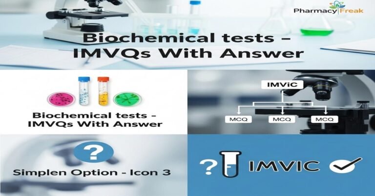 Biochemical tests – IMViC MCQs With Answer