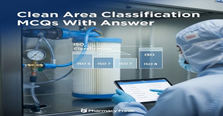 Clean area classification MCQs With Answer