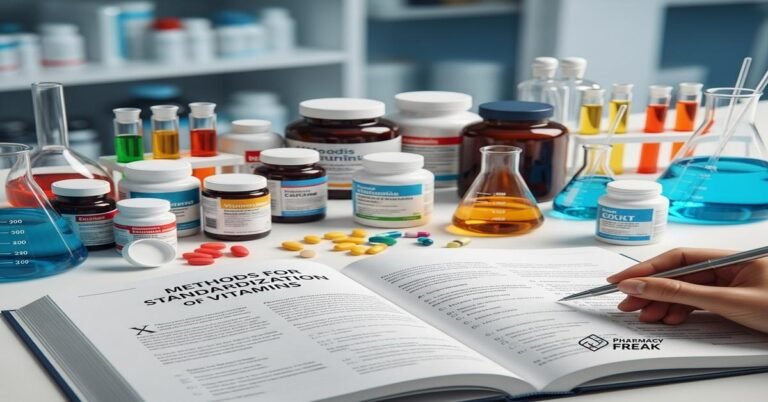 Methods for standardization of vitamins MCQs With Answer