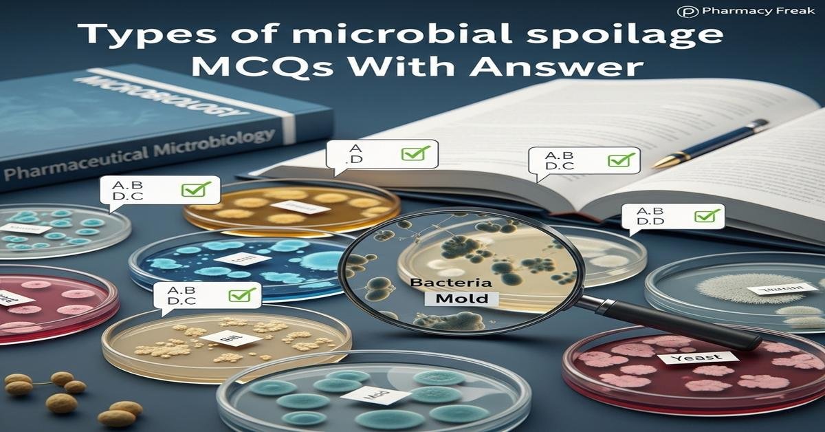 Types of microbial spoilage MCQs With Answer