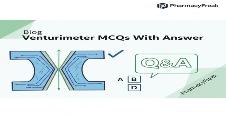 Venturimeter MCQs With Answer